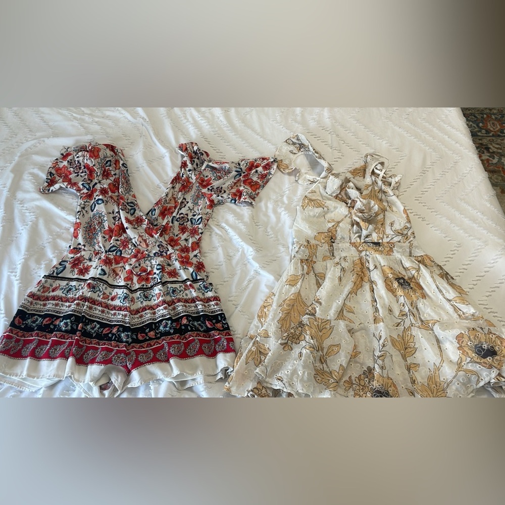 Floral Rompers